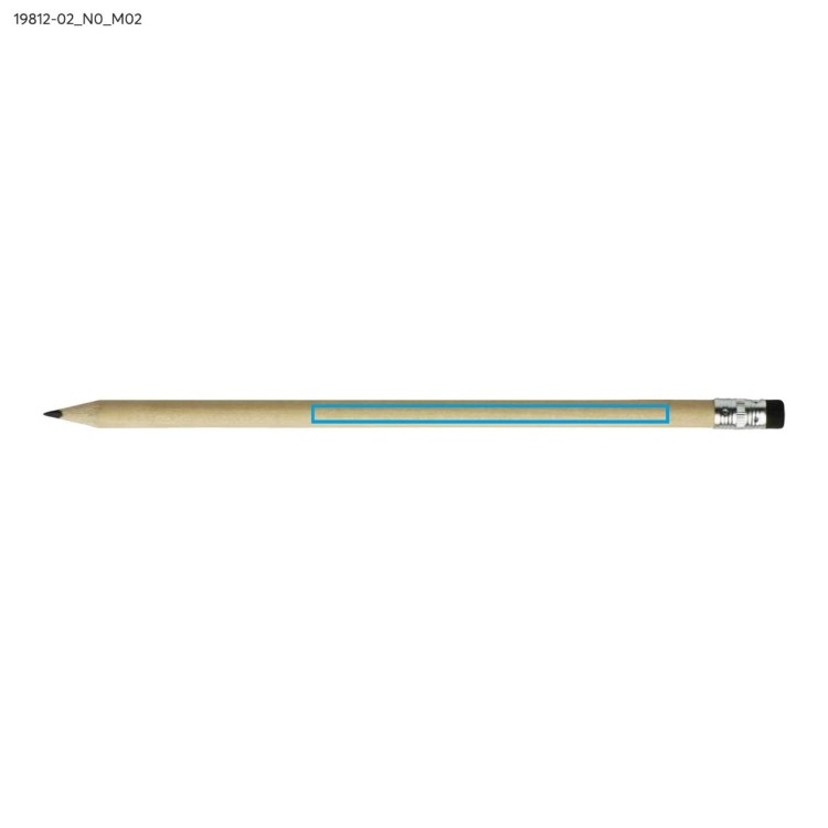 Ołówek z gumką STUDENT czarny