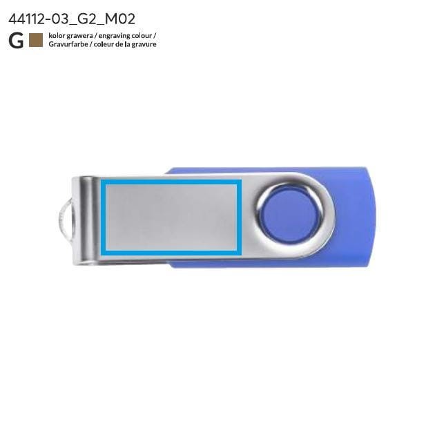 Pamięć USB 3.0 TWISTER 16 GB niebieski