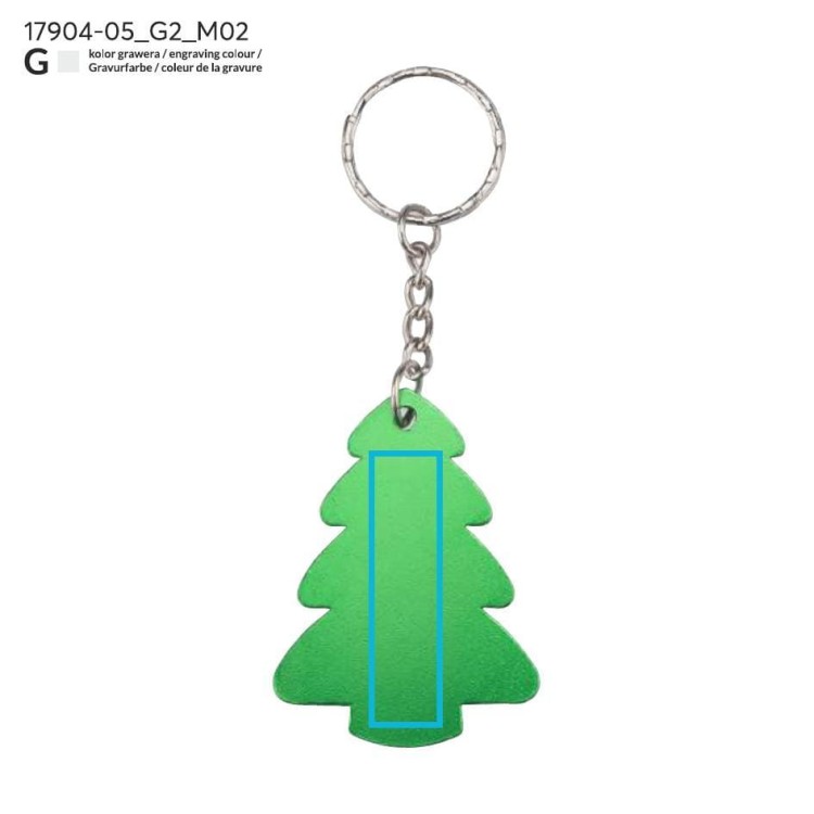 Brelok ARBORE zielony