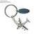 Brelok AIRPLANE 3D srebrny