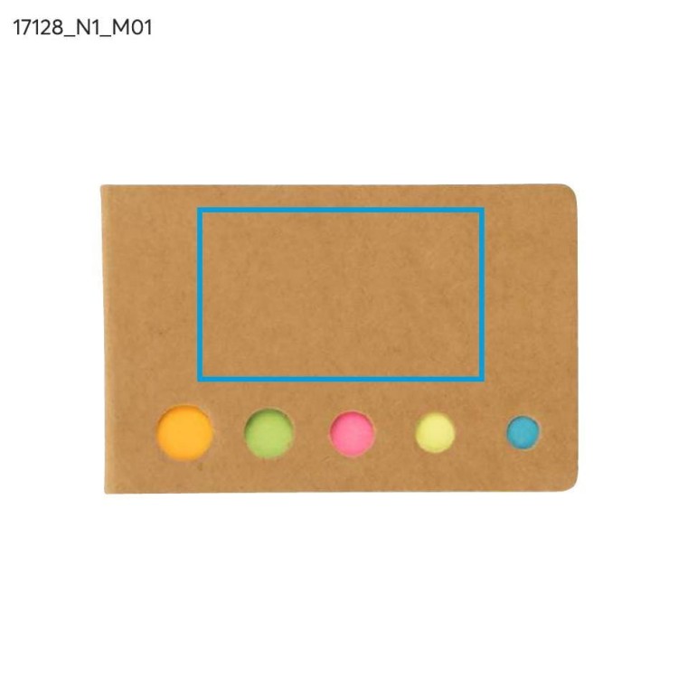 Karteczki samoprzylepne STUDY beżowy (naturalny)