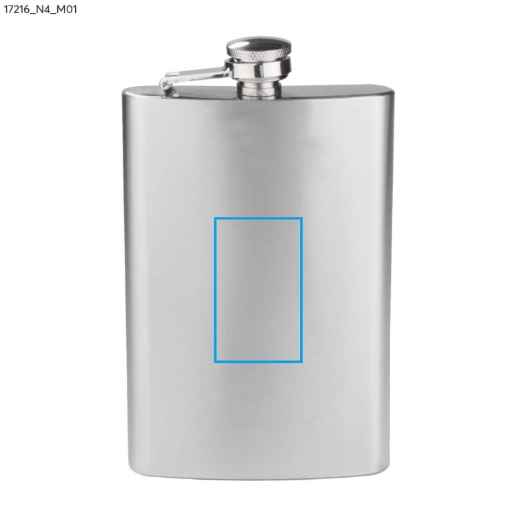 Piersiówka NEVIS 240 ml srebrny