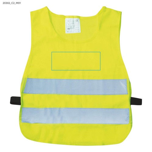 Kamizelka odblaskowa dziecięca KIDO żółty