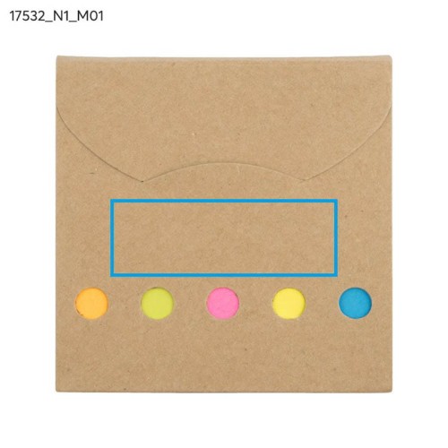 Karteczki samoprzylepne MIA beżowy (naturalny)