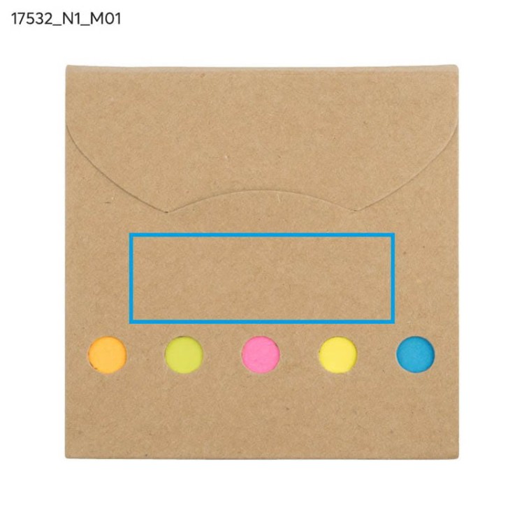 Karteczki samoprzylepne MIA beżowy (naturalny)