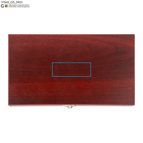 Zestaw do wina MERLOT brązowy