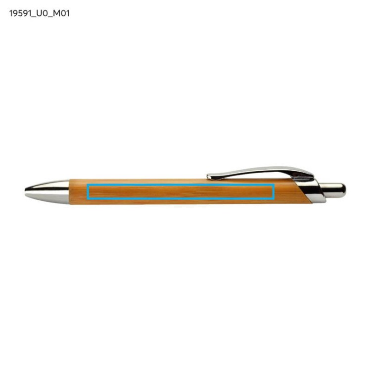 Długopis bambusowy PURE brązowy