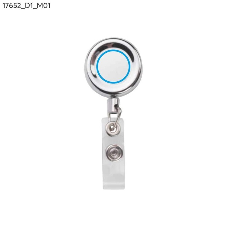 Skipass metalowy VIP srebrny