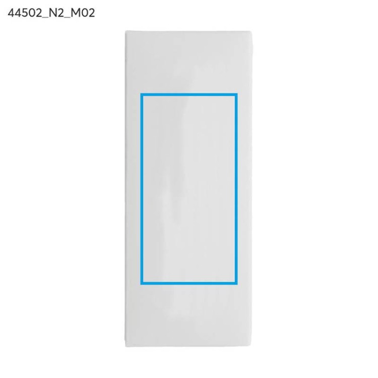 Kartonik do pamięci z dużą wytłoczką biały