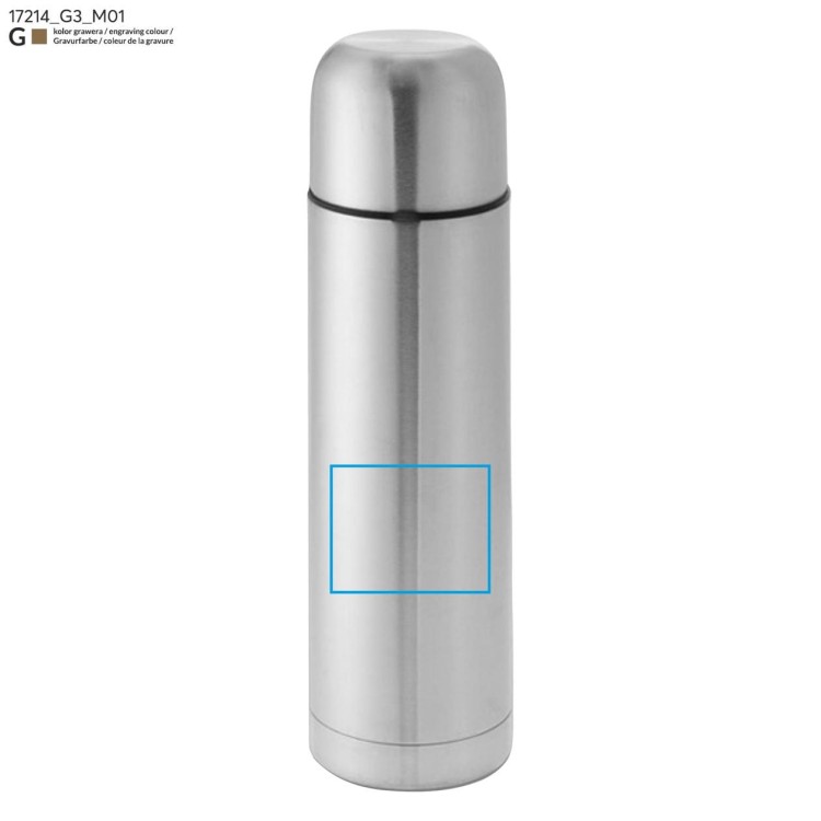 Termos BUCO 500 ml srebrny