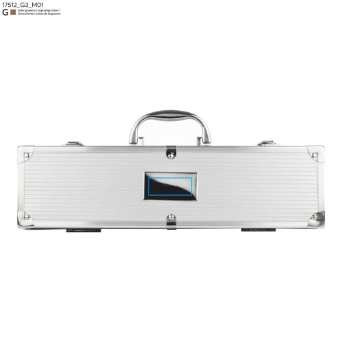 Zestaw do grilla KOLM srebrny