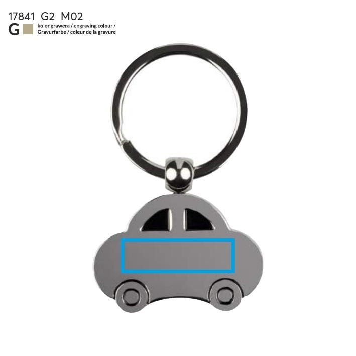 Brelok AUTO srebrny