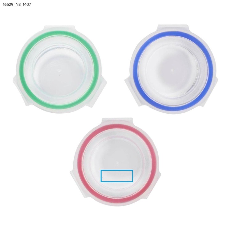 Zestaw słoiczków szklanych PESTO 3 x 120 ml przezroczysty