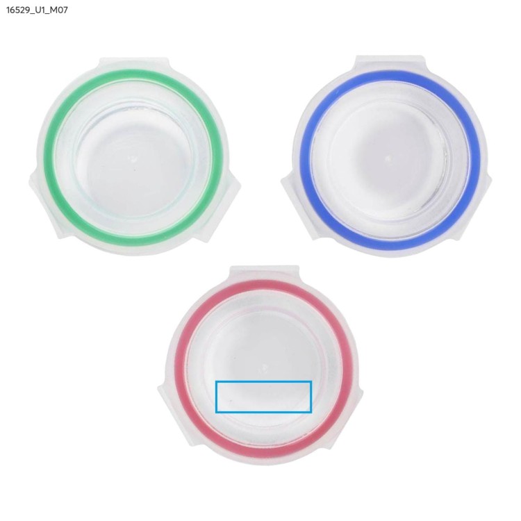 Zestaw słoiczków szklanych PESTO 3 x 120 ml przezroczysty