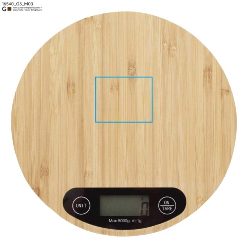 Waga kuchenna CIRCA beżowy (naturalny)