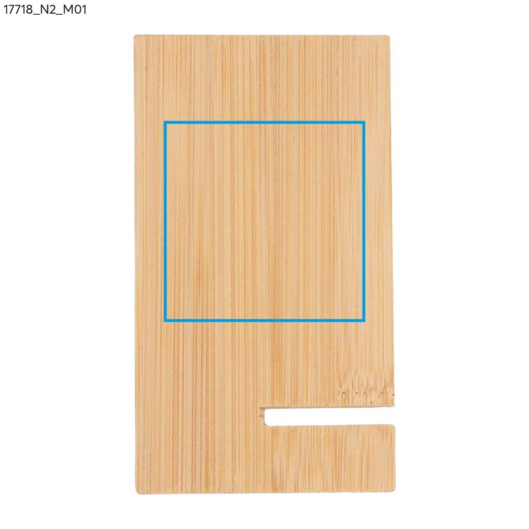 Bambusowy stojak na telefon RAGA brązowy