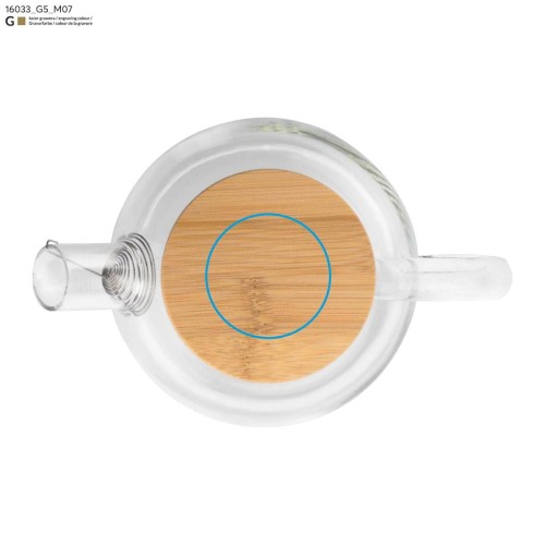 Dzbanek szklany BOLLITO 1100 ml przezroczysty