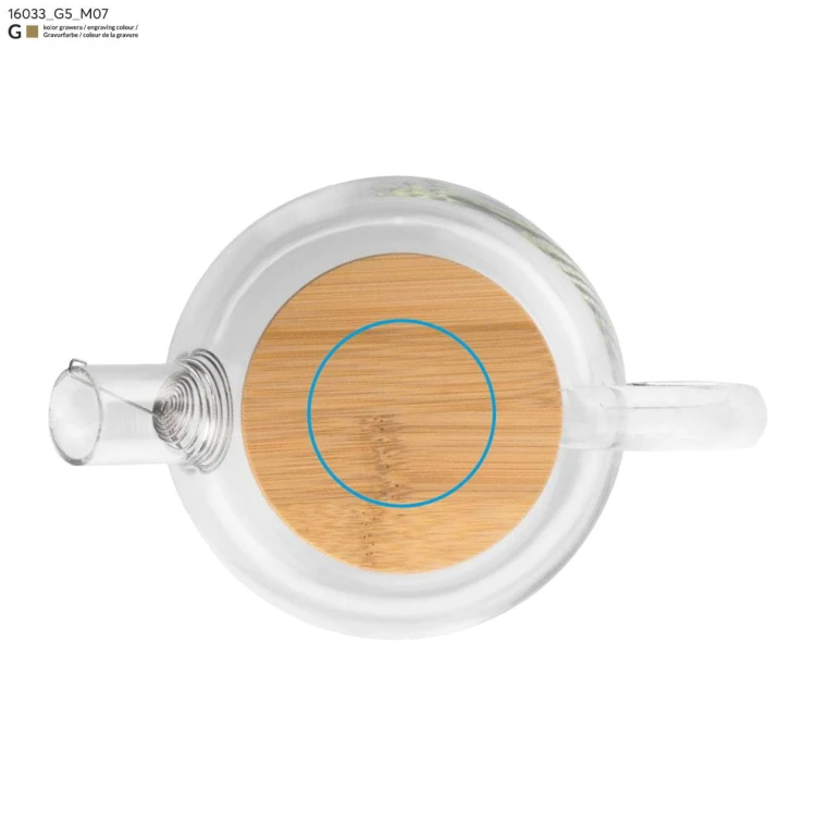 Dzbanek szklany BOLLITO 1100 ml przezroczysty