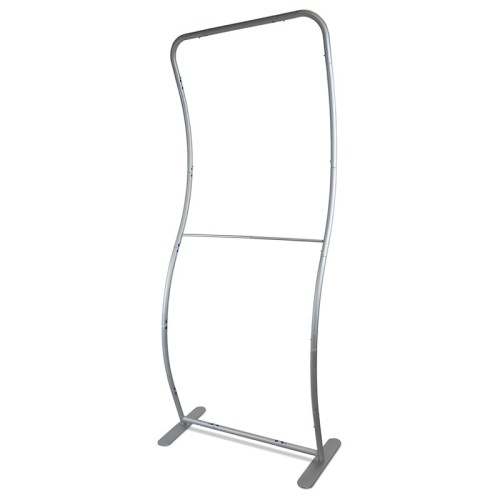 Stand reklamowy tekstylny Snake 0,9 x 2,2 m z wydrukiem stelaż