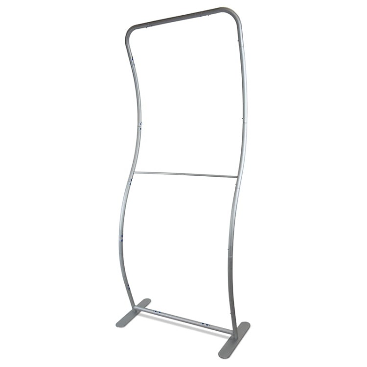 Stand reklamowy tekstylny Snake 0,9 x 2,2 m z wydrukiem stelaż