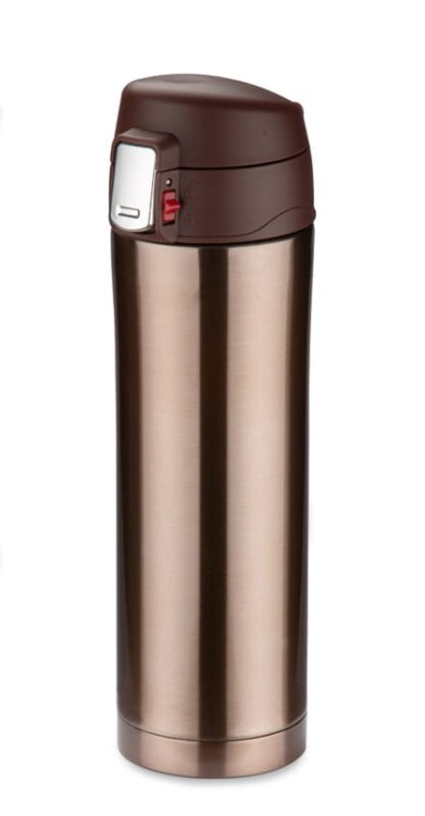 Kubek termiczny LOCK 440 ml brązowy