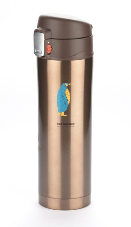 Kubek termiczny LOCK 440 ml brązowy