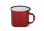 Kubek emaliowany EMAL 300 ml czerwony z logo
