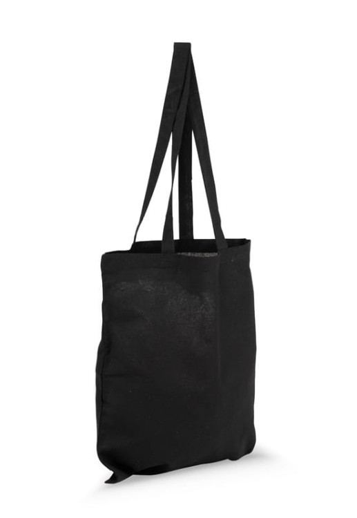 Torba bawełniana GRIS 140 g czarny z logo