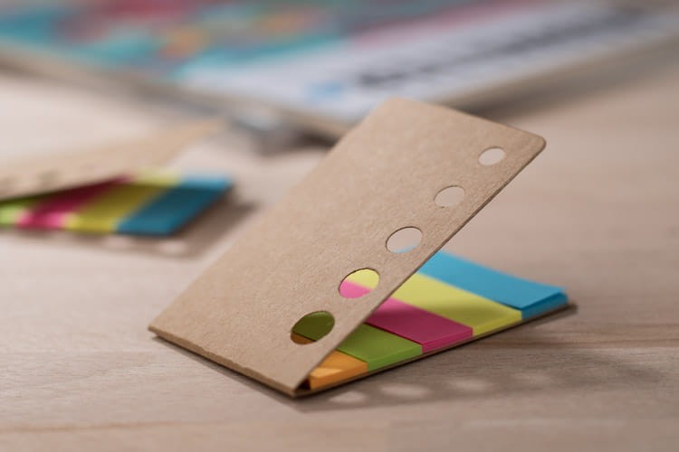 Karteczki samoprzylepne STUDY beżowy (naturalny)