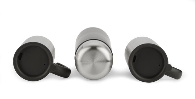 Zestaw upominkowy ACON (Termos 500ml, 2 kubki 260ml) srebrny