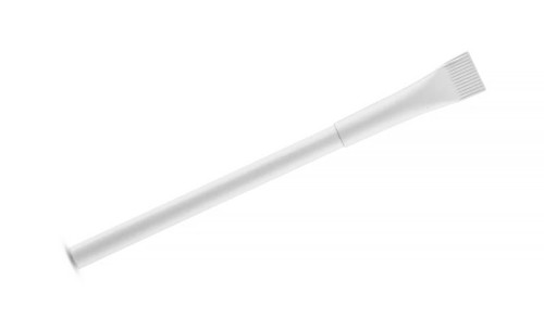 Długopis papierowy PINKO biały z logo