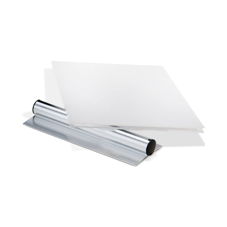 Stojak akrylowy A4 Omni, informacyjny na ulotki, plakaty, broszury