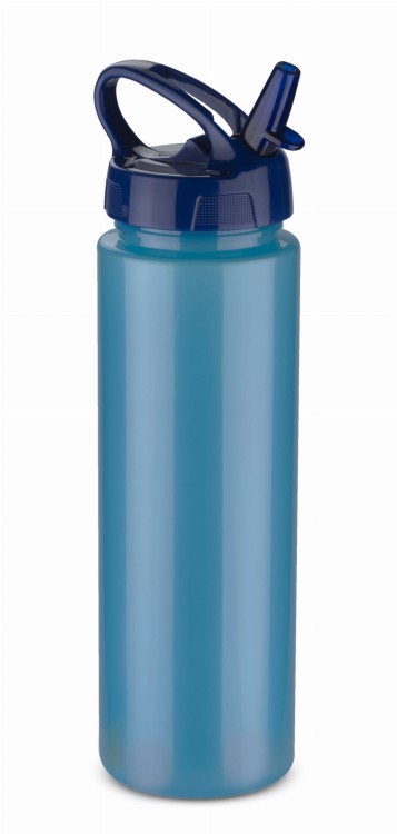 Bidon do wody z wkładem chłodzącym CHANGE 700 ml niebieski z logo
