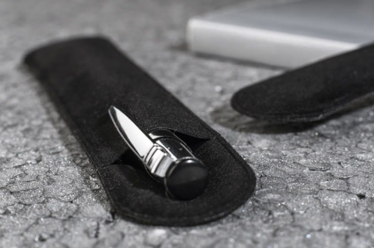 Etui na długopis E3 czarny z logo