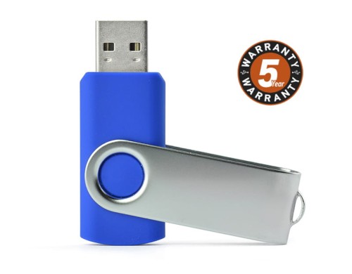 Pamięć USB TWISTER 32 GB niebieski z logo