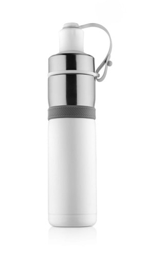 Bidon termiczny BREEZE 500 ml biały z logo