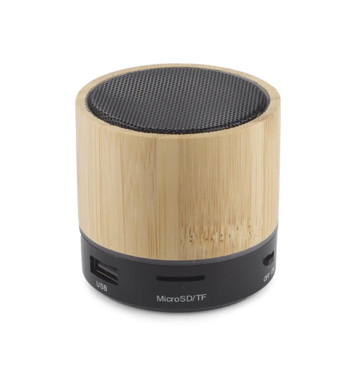 Głośnik bezprzewodowy EMO brązowy z logo