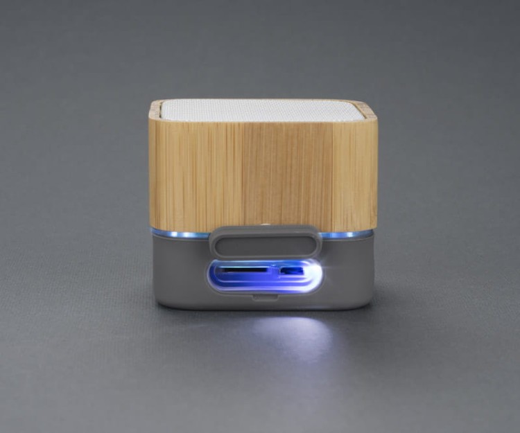 Głośnik bezprzewodowy GROOVE popielaty (szary) z logo