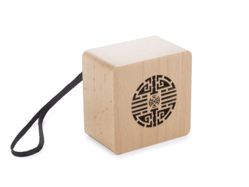 Głośnik bezprzewodowy ORIENT beżowy (naturalny) z logo