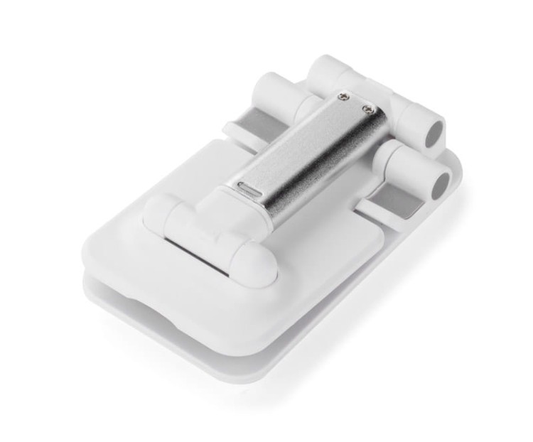 Stojak na telefon MOVIL biały z logo