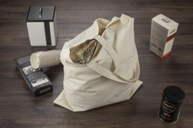 Torba bawełniana GRAIN 140g beżowy (naturalny) z logo