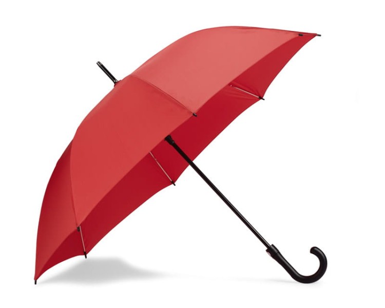 Parasol BETILLA czerwony z logo
