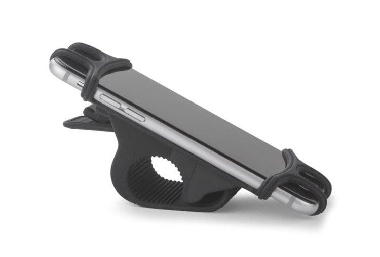 Uchwyt rowerowy DIRA czarny z logo