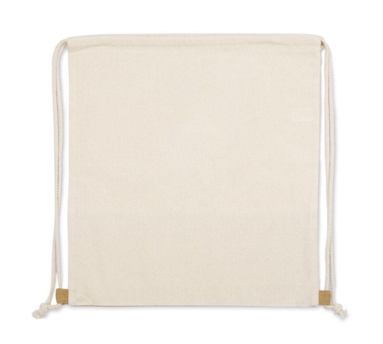 Worek bawełniany JUTIK beżowy (naturalny) z logo
