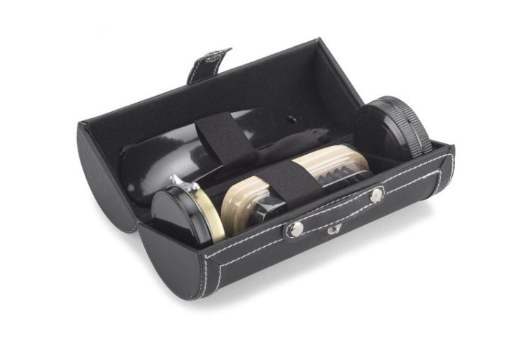 Zestaw do czyszczenia obuwia SHINBO czarny z logo