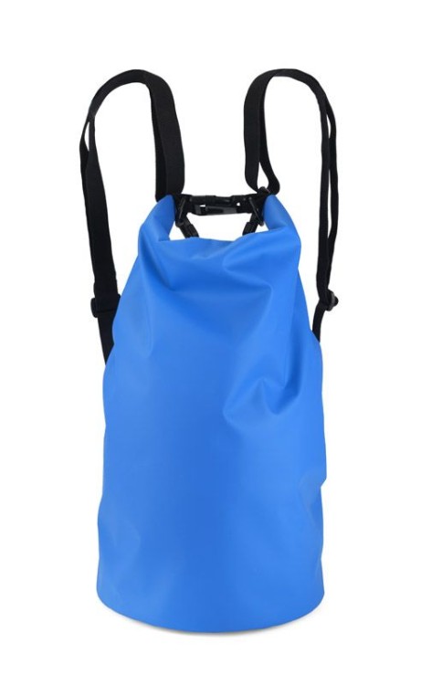 Plecak wodoodporny FLOW niebieski z logo