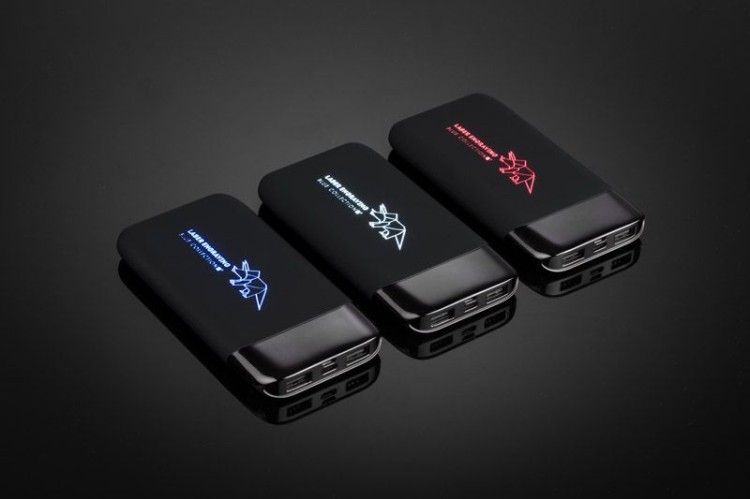 Power bank MING 8000 mAh USB-C biały z logo