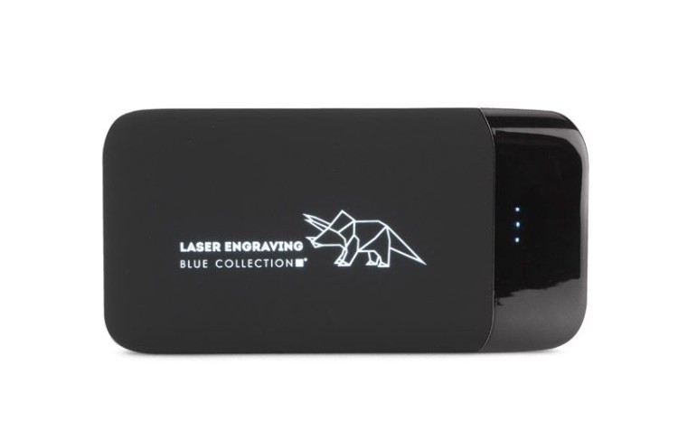 Power bank MING 8000 mAh USB-C biały z logo