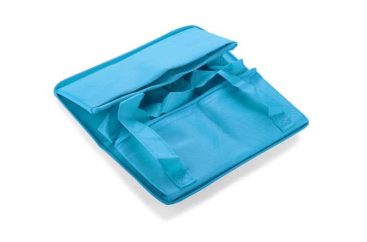 Torba składana PINO niebieski z logo