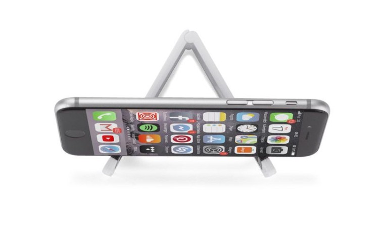 Stojak na telefon LIVIS biały z logo